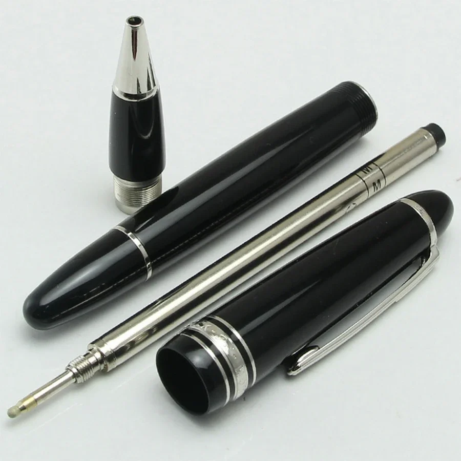 طبعة محدودة Msk-149 المكبس ملء قلم حبر MB 4810 بنك الاستثمار القومي جودة عالية 145/163 الراتنج الأسود مكتب الكتابة الرقم التسلسلي