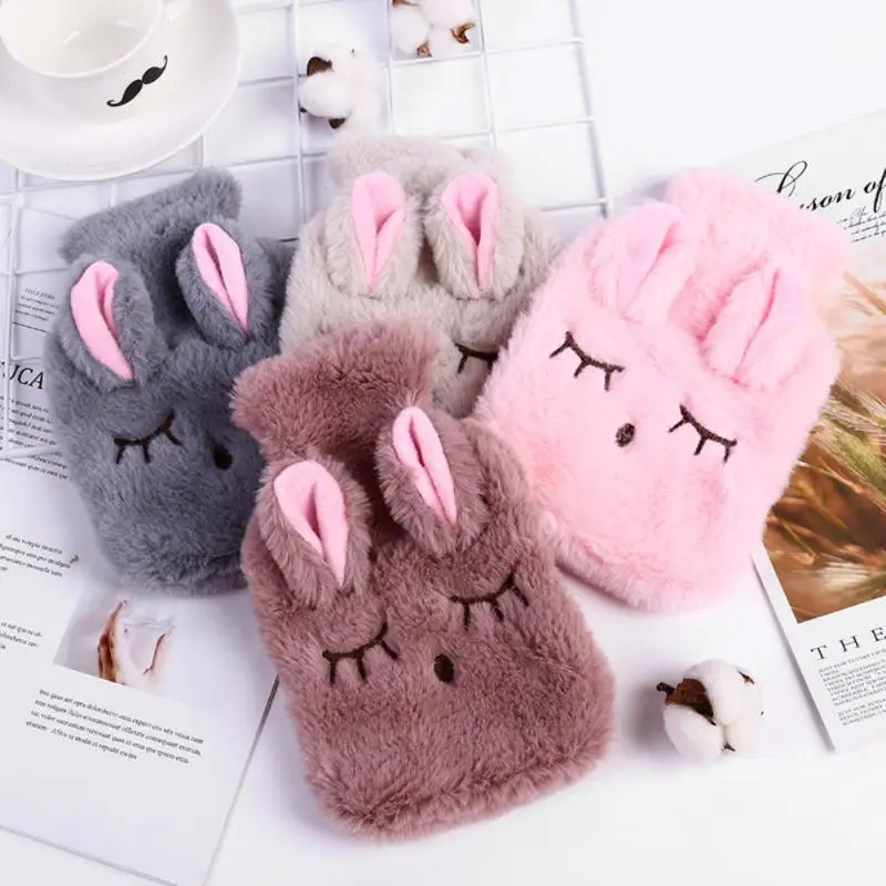 5/2/1pcs Winter Warmer Hot Water Bag Cute Hot Water Bottle for Period Pain Stuffed Menstrual Colic Heater Plush Hand Warmer ﻿