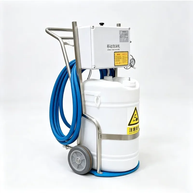 Food Grade Mobile Foam Cleaning Machine Cart Type Foam Washing Disinfection Equipment for Beverage Plants