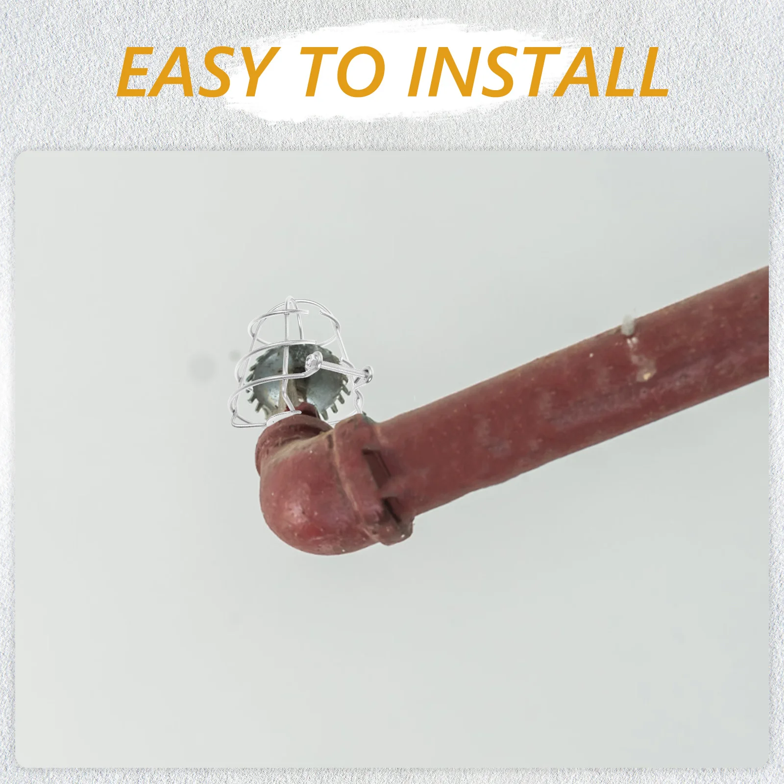 4pcs Fire Sprinkler Chrome Metal Wire Cage For Pendent Sidewall Sprinkler Heads Protection Safety Use In Homes