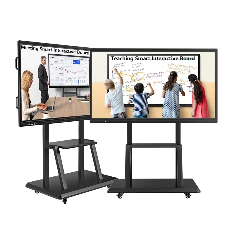 55 Inch 4K Interactive Whiteboard Android Smart Touch Screen Digital Display Flat Panel Educational Equipment For School
