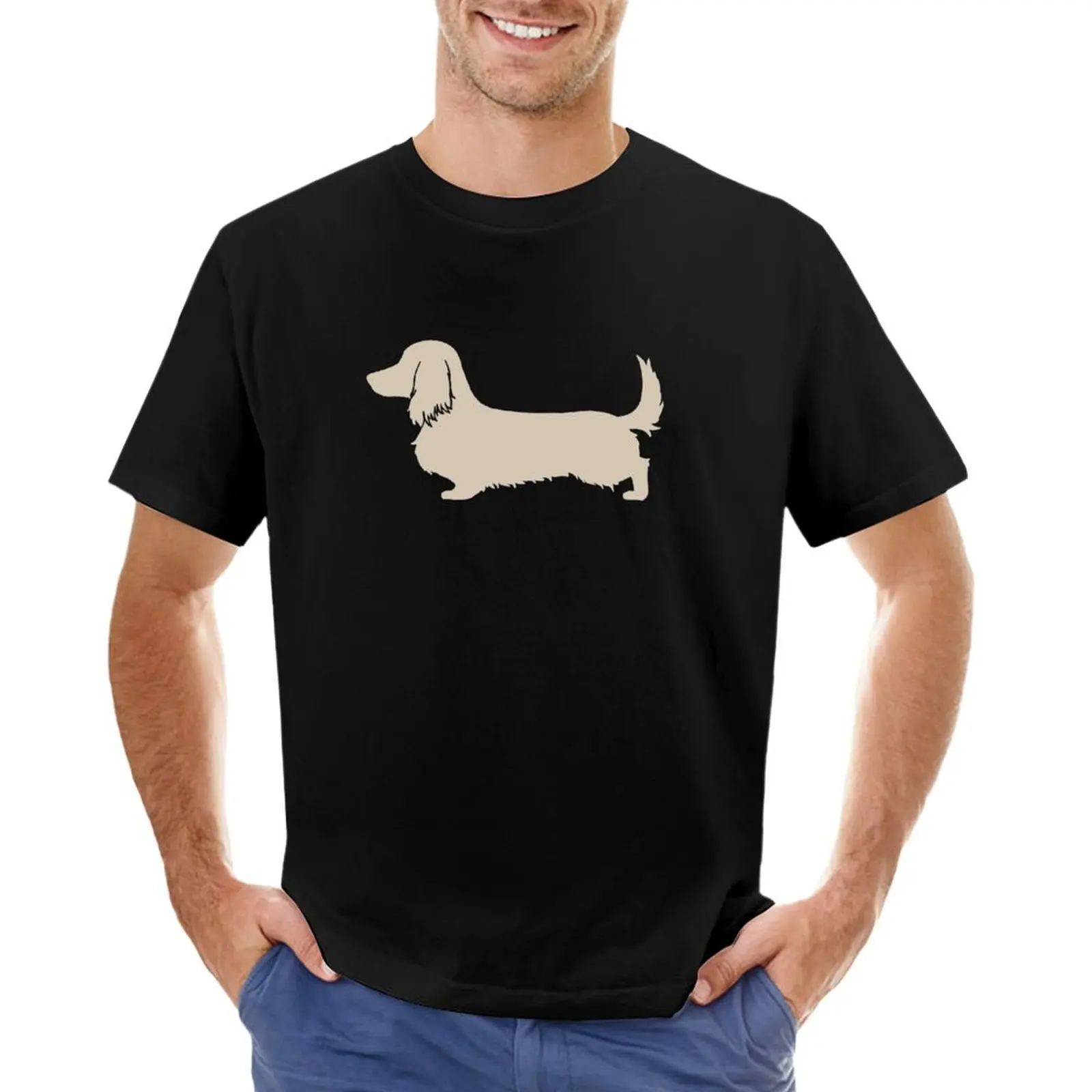 

Longhair Dachshund T-shirt sublime plus sizes summer tops fitted t shirts for men