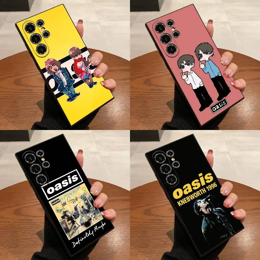 

O-Oasis Knebworth Definitely Maybe Phone Case For Samsung S25,S24,S21,S22,S23,S30,Ultra,S20,Plus,Fe,Lite,5G Black Cover