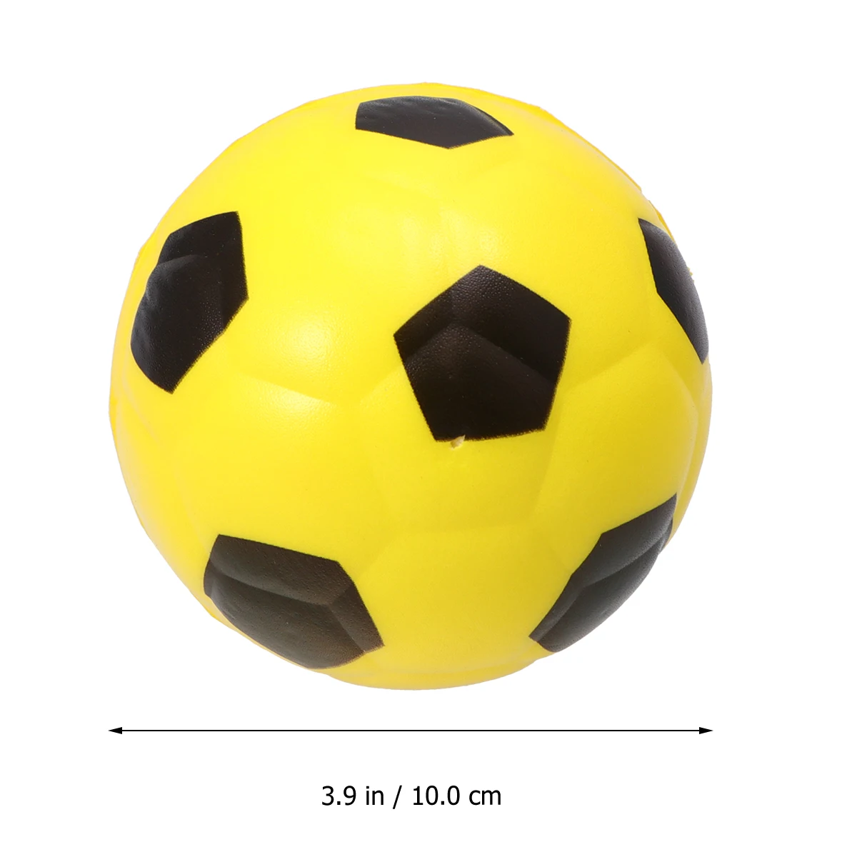 

1pc PU Football Toy Outdoor Sports Toys Solid Soccers Educational Props Kids Birthday Gift (10cm Color)