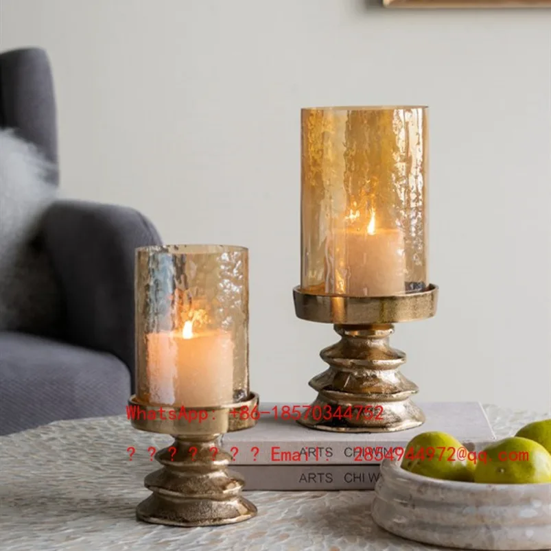 

Candlestick Light Luxury Art Restaurant Decoration Tabletop Ornament Premium Atmosphere