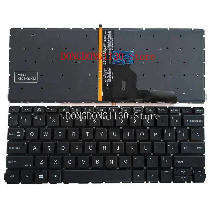 Клавиатура ноутбука США/RU для HP ProBook 430 G8 G9 630 G8 G9/x360 435 G7, 435 G8/ZHAN 66 PRO 13 G4 ZHAN 66 PRO 13 G5