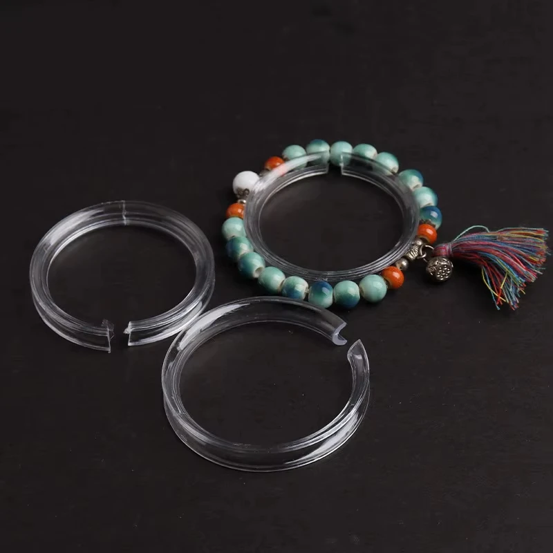 1/2pcs Transparent Jewelry Bracelet Display Stand Bangle Storage Rack