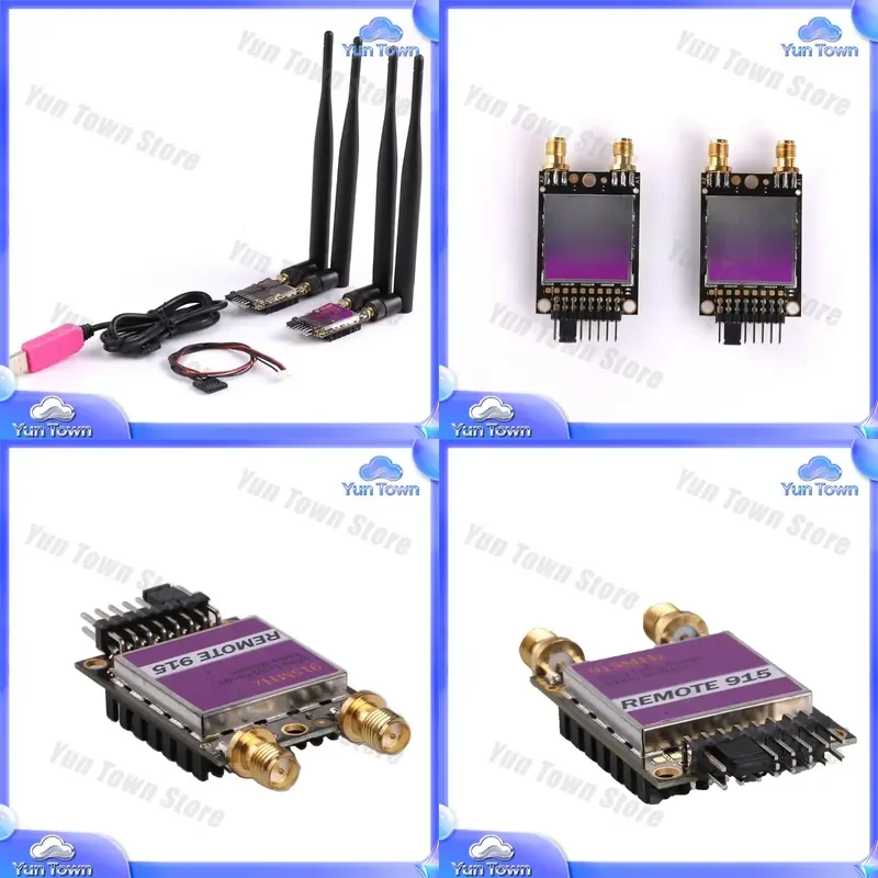 For PX40KM and PIX Upgrade 900MHz Ultra-Long-Distance Data Transmission 3DR Ground Station for Drone FPV Remote Control
