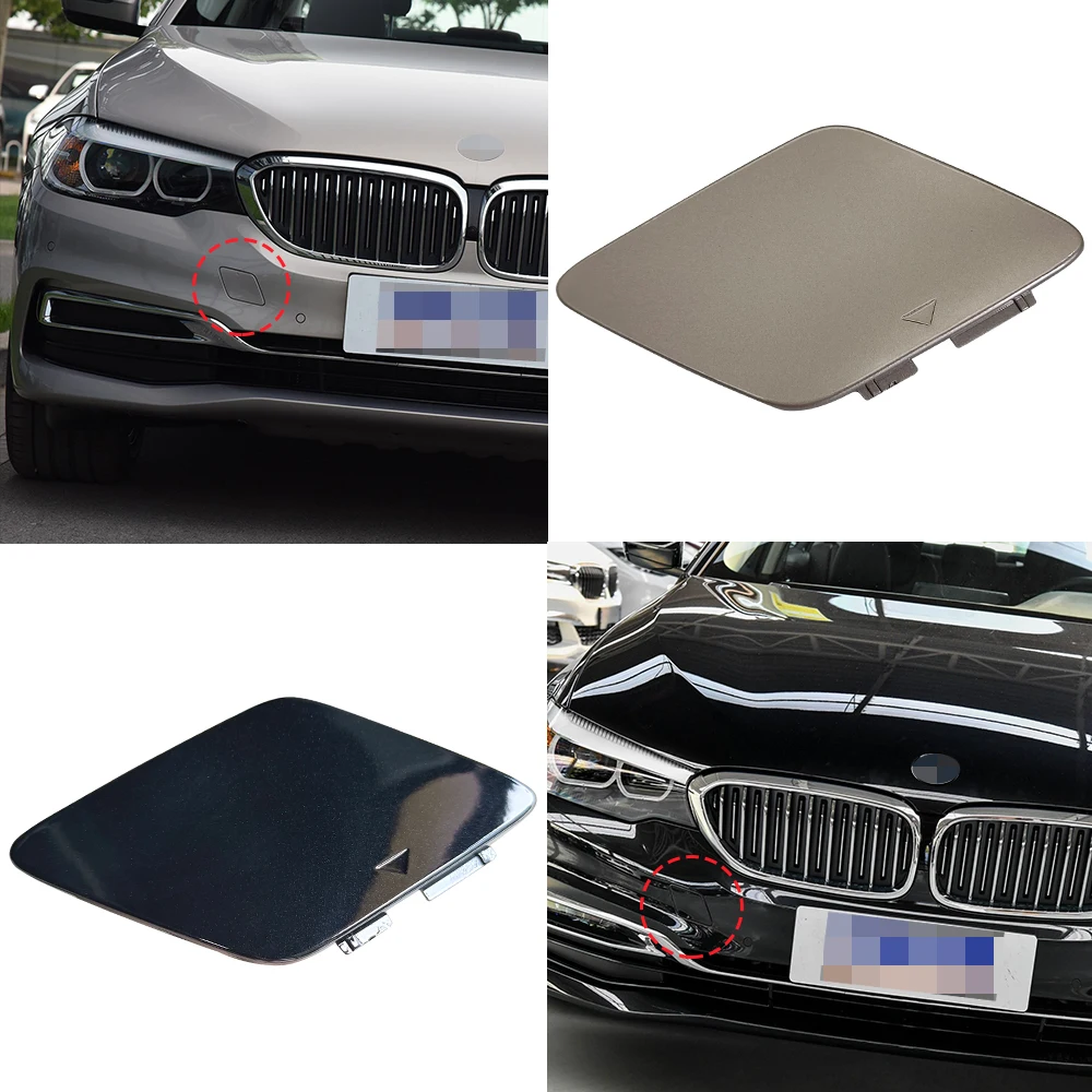 For BMW G30 Car Front Bumper Tow Hook Cover Cap For BMW 5 Series 2017-2020 520 528 530 535 550i 51117427448 51117436418