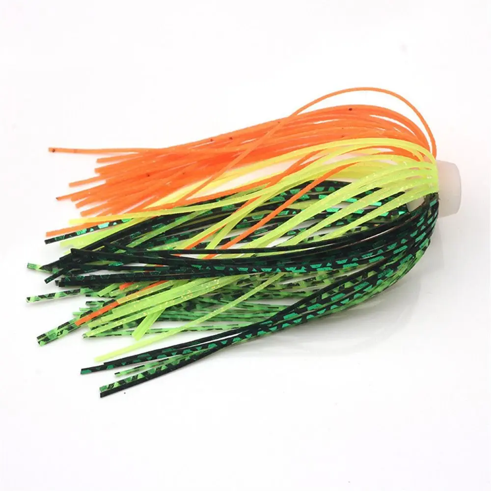 88 Strands Silicone Skirts Elastic Bass Jigs Umbrella Sensation Skirts Soft 64mm Buzzbaits Spinner Sea Fishing