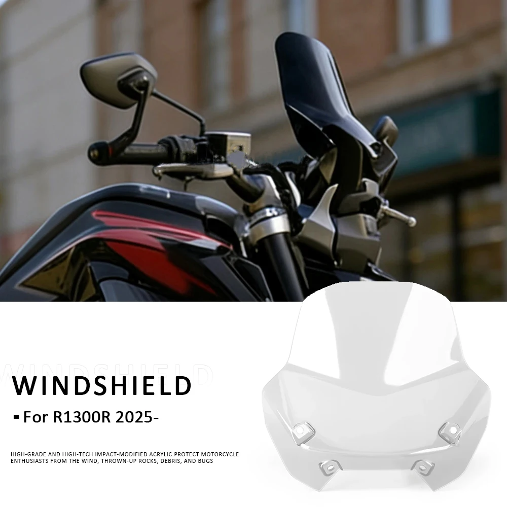 

Deflector Screen Shield Spoiler Accessories Windscreen Windshield Wind New Motorcycle FOR BMW R1300 R 1300 R R1300R 2025 2026