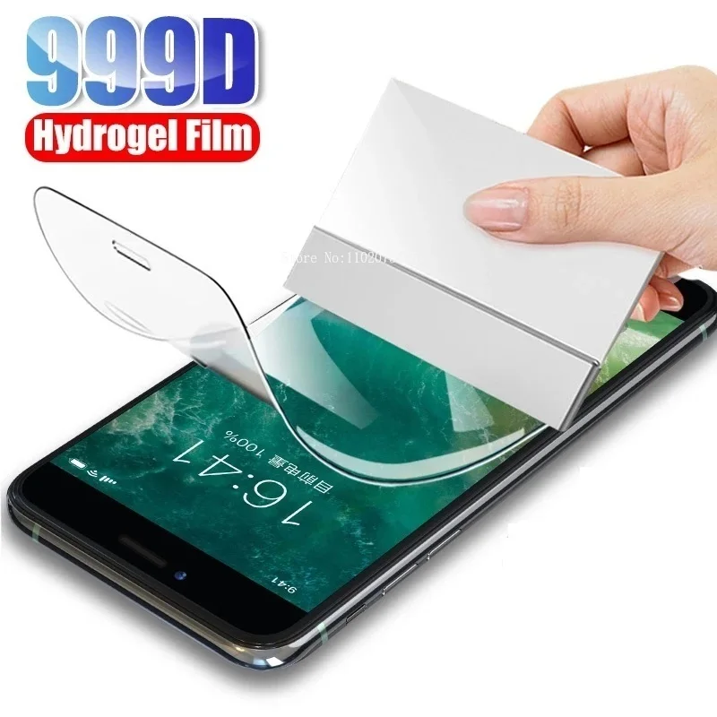 2PCS Hydrogel Film for iPhone  Screen Protector for iPhone 147 8 6 6s Plus Protection on Iphone 11 12 13 Mini Pro XS Max XR