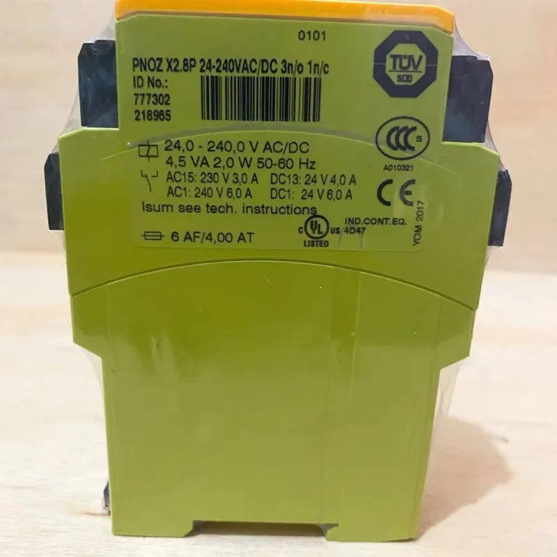A Brand New Product  New  Ready Stock 1PC New for Safety Relay Module X28P 24240VACDC 3no 1nc 777302   PLC