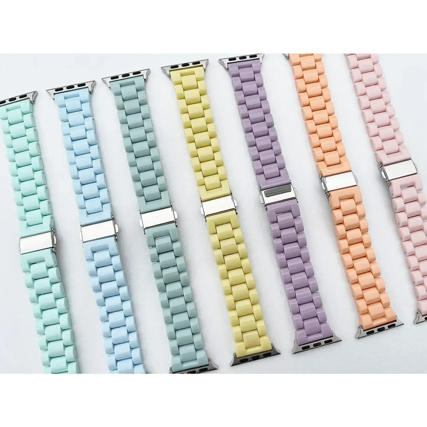 น่ารัก Candy Case + สําหรับ Apple Watch Ultra 2 Band 49 มม.45 มม.41 44 มม.38 42 40 Correa สําหรับ iWatch Series 10 9 8 7 SE 6 5 4