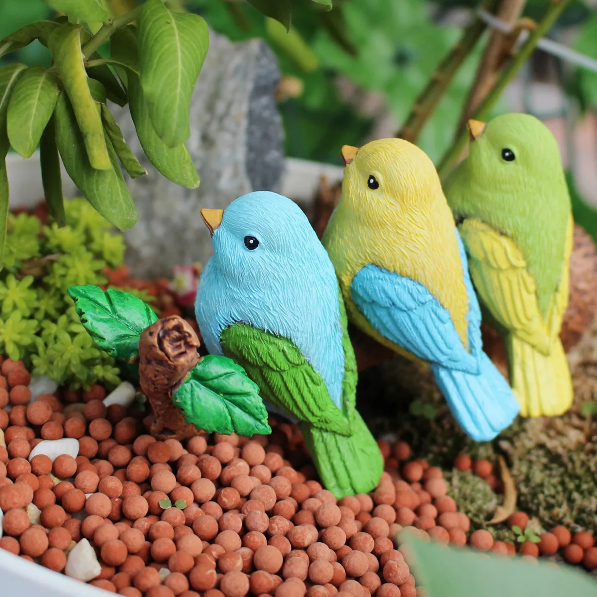 

Статуя птицы, фигурка ветвей, украшения из смолы, подвесная современная скульптура для уличного крыльца, гостиной, ванной комнаты