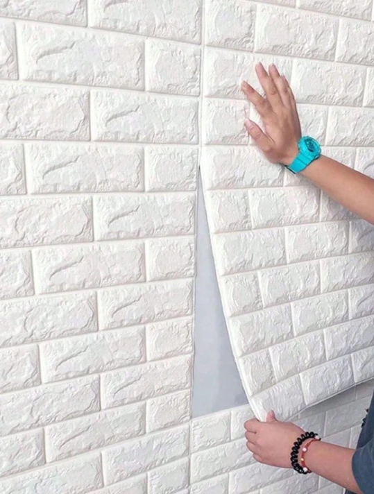 30 pieces of three-dimensional wall wallpaper, suitable for renovation in kitchens, living rooms, bathrooms and bedrooms