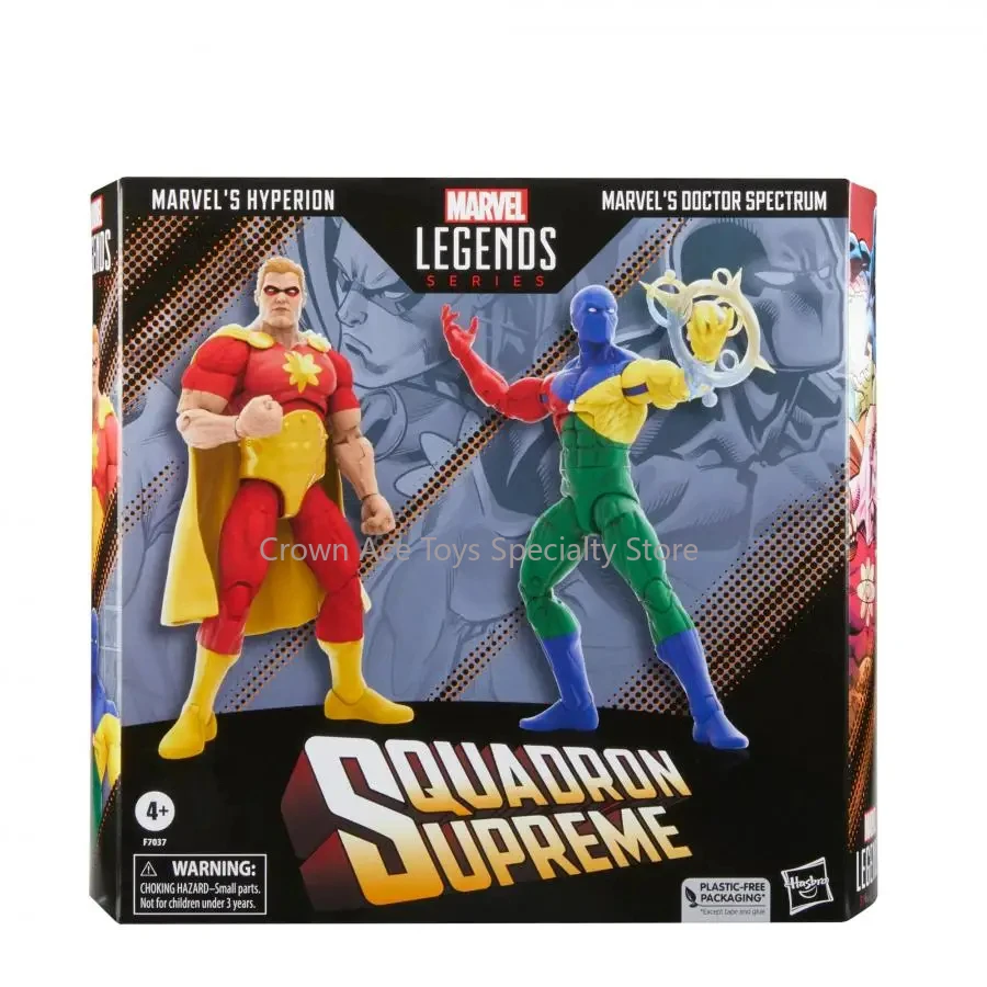 Hasbro Marvel Legends Series Squadron Supreme Marvels Hyperion and Doctor Spectrum Model Trendy Toys Action Manga Figures Gifts