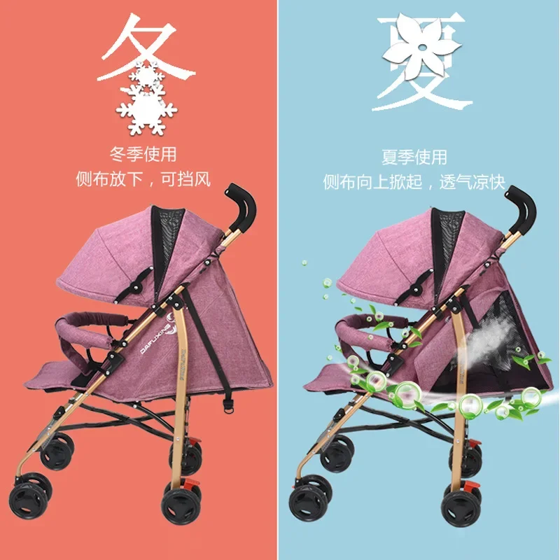 EG289 Lightweight Foldable Umbrella Stroller, Portable Baby Pushchair, Travel-Friendly Baby Walker, Compact Baby Carriage