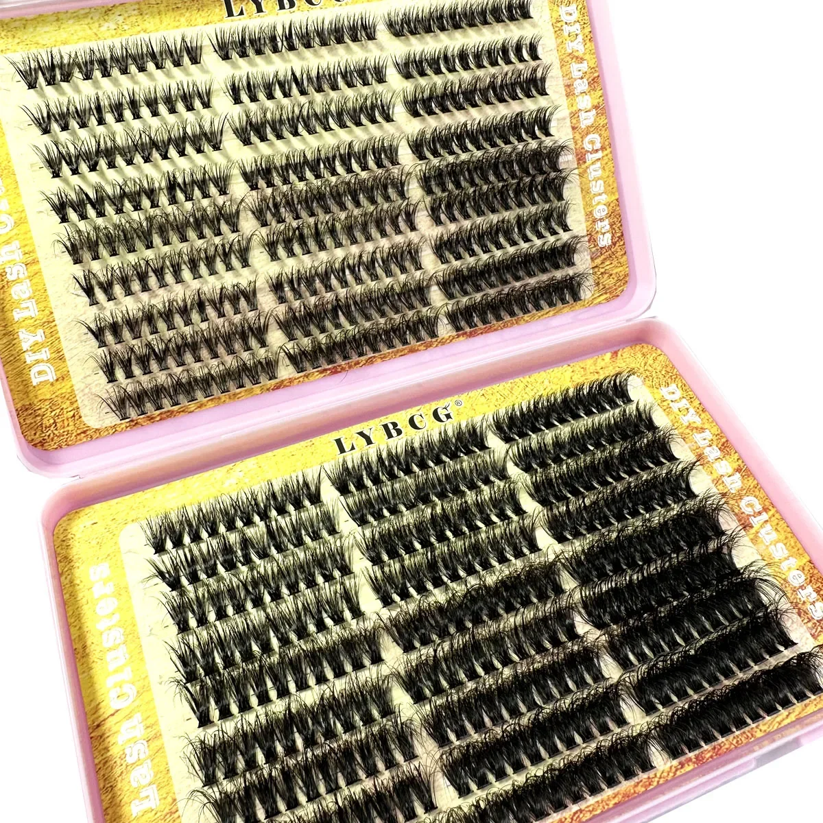 540 Stuks 5D Pluizige 10-18mm Mix Wimpers Cluster 30D-100DThick Wimper D/CC Krul Individuele Wimpers DIY Lash Extensions Wimpers