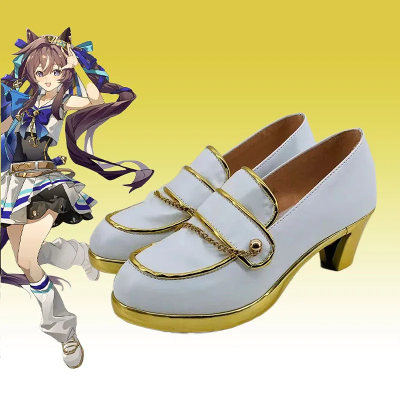 Vivlos Cosplay Shoes Game Uma Musume Pretty Derby Halloween Carnival Custom Made Shoes Cosplay Shoes Outfit Party Prop