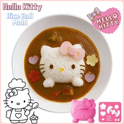 Hello Kitty Rice Ball Mold Kawaii DIY Sushi Mold Onigiri Creative Kt Cat Kitchen Curry Rice Sushi Making Tools Bento Accessories