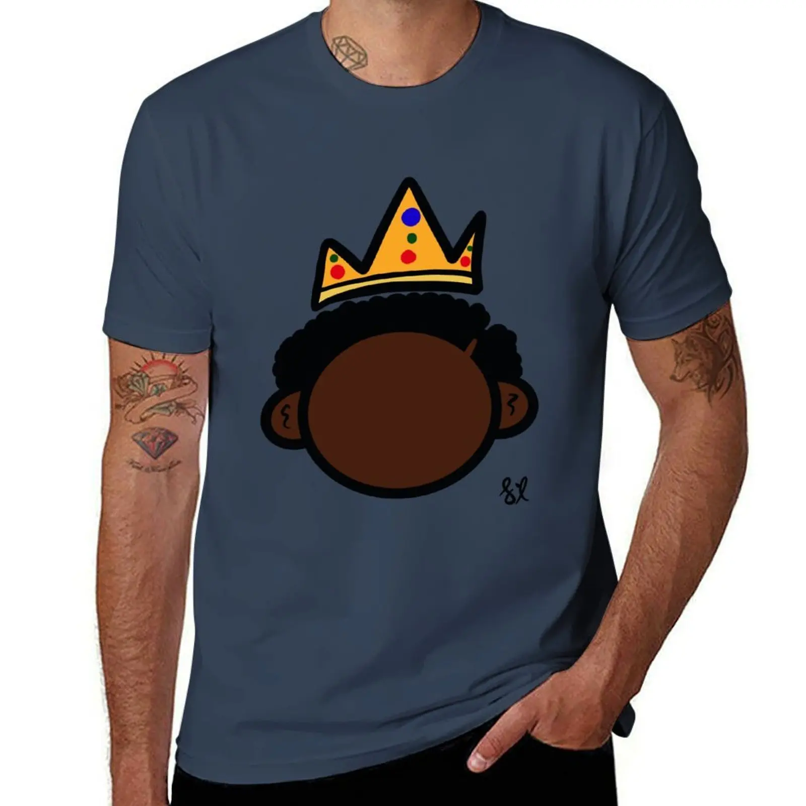 

He King Our is Little T-Shirt Streetwear Print Tee Shirt