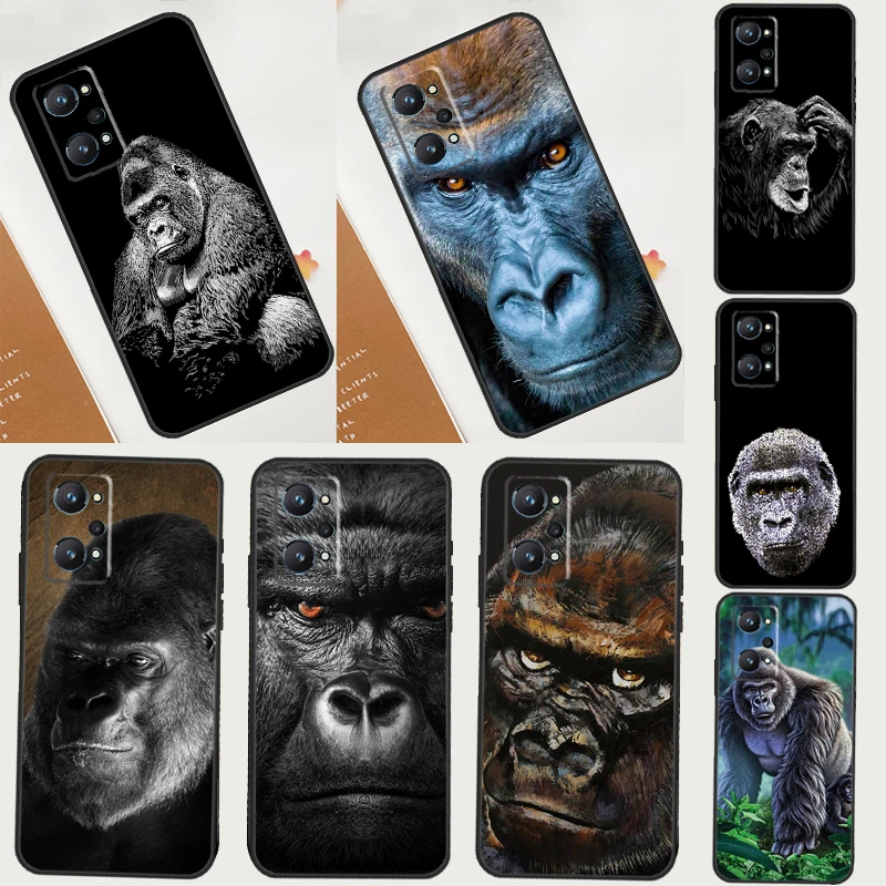 Monkey Gorilla Ape Baby For Realme GT Neo 5 3 2 C55 C35 C33 C31 C30 C25 C21Y C15 C11 Realme 8 9 10 11 Pro Plus Case