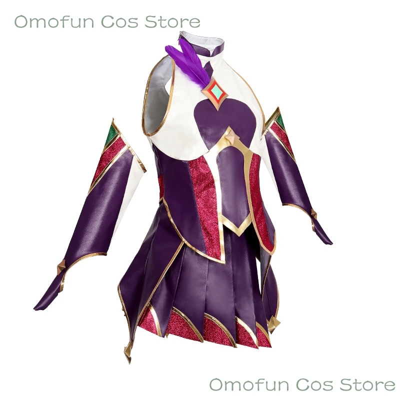 LOL Star Guardian Xayah Cosplay Costume Wig Shoes Uniform Anime Game League of Ruby Legends Dress Halloween Party Event Outfits view 3