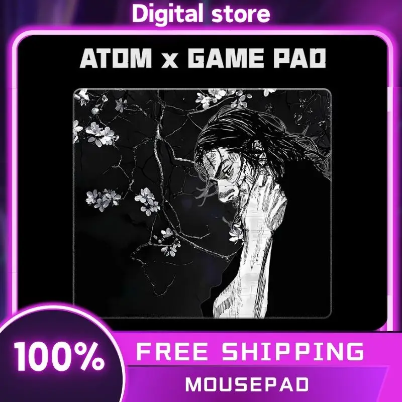 Atom Esports Gaming Mousepad FPS Neutral Fine Surface Smooth Gaming Wireless Mouse Pad Office Pc Gamer Accessories Custom Gifts