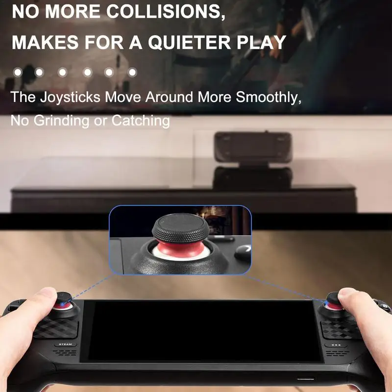 Protectores de Joystick resistentes al desgaste, anillo Protector de Joystick, protección Invisible durante juegos, utilizado para cubierta de vapor