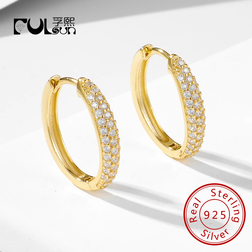 

Design Trendy Hugies 925 sterling silver 14k gold plated Earrings Jewelry for women jewelry