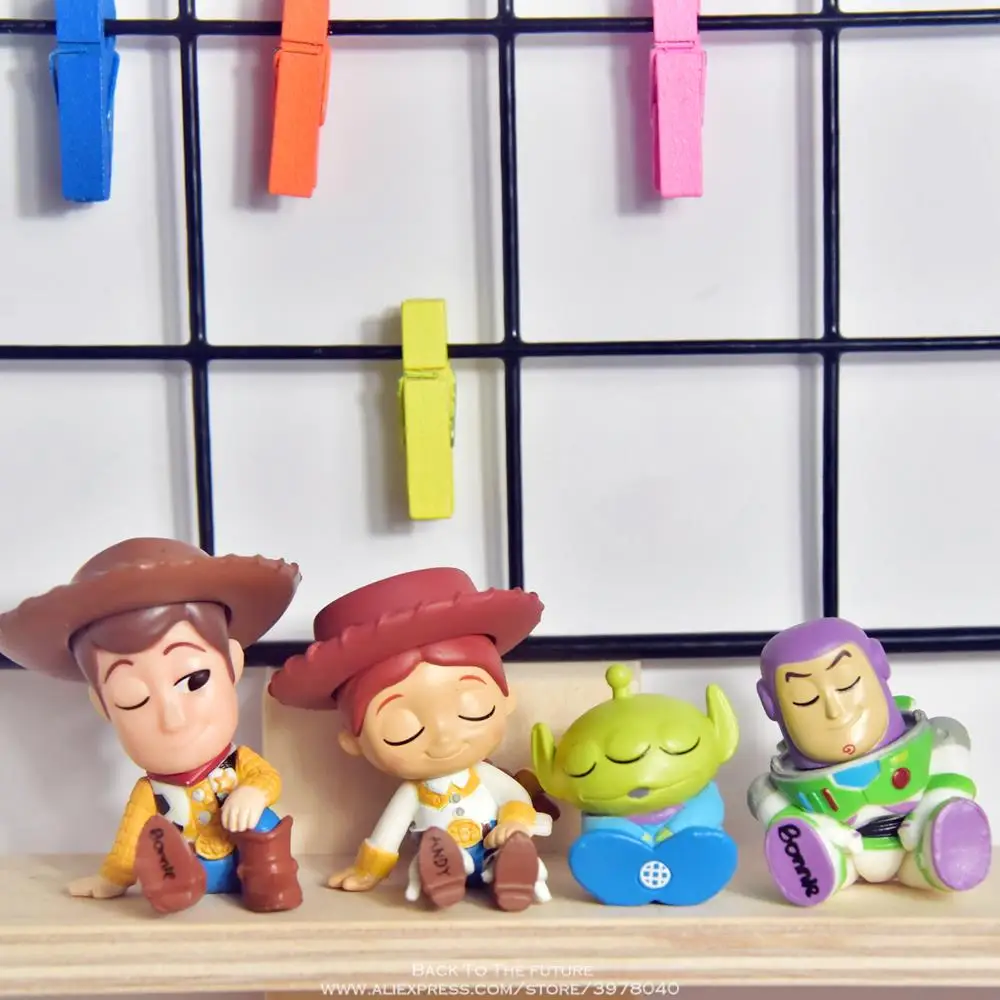 Disney Toy Story 4 Woody Jessie Alien Buzz Lightyear sen figurki kolekcja Anime figurka lalki Model dla dzieci prezent