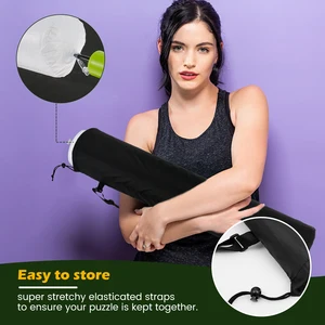 حصيرة ألغاز للتخزين ، قاع غير قابل للانزلاق ، واقي شعر خط إضافي ، حافظ على نظافتها وترتيبها ، 13 قطعة أعلى 8 سراويل هيب هوب مبيعا 2000 - رقم 1