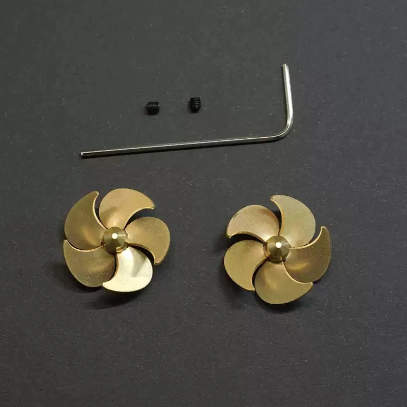 

1 пара масштаба 1/200 055 разрушитель 5-лопастной пропеллер внешний диаметр 22,5 мм отверстие вала 2 мм латунное весло для модели лодки своими руками в сборе