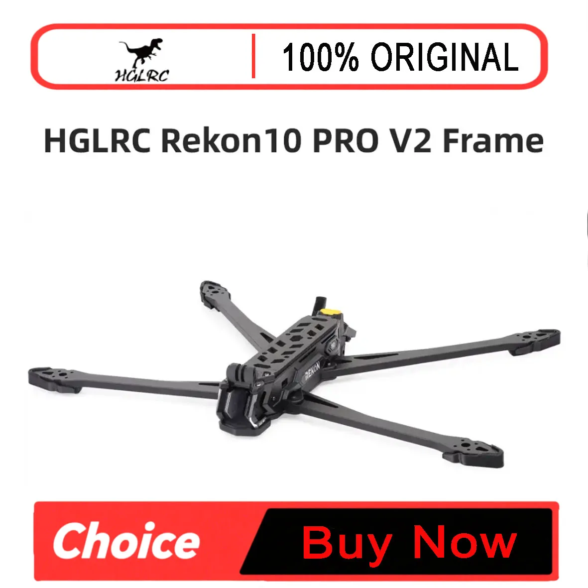 HGLRC Rekon10 PRO V2 10-inch Long-range Frame 2MM Top Plate Thickness For FPV Drone