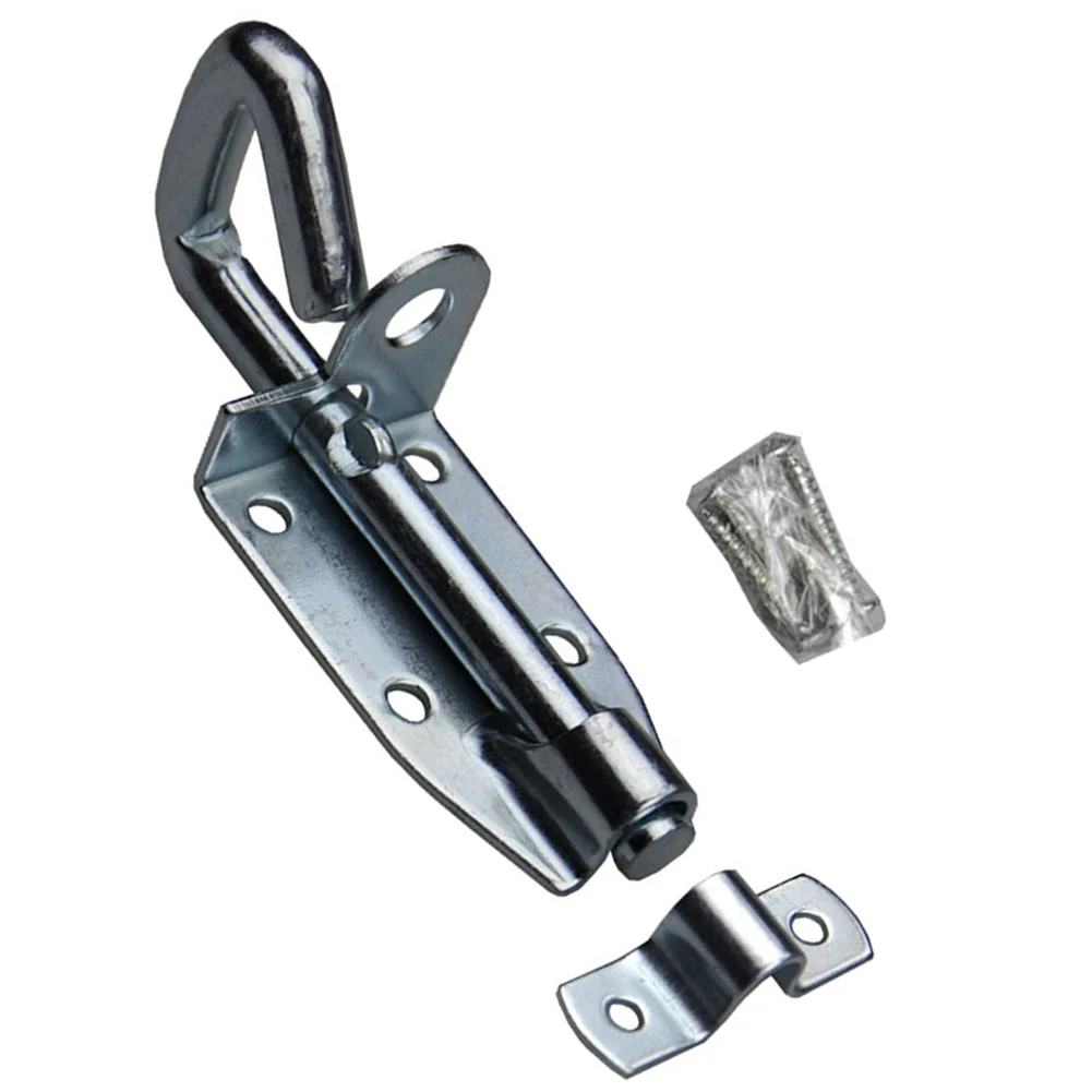 Heavy duty electroplating door bolts for For Wooden gates rust resistant galvanized finish with complete installation kit