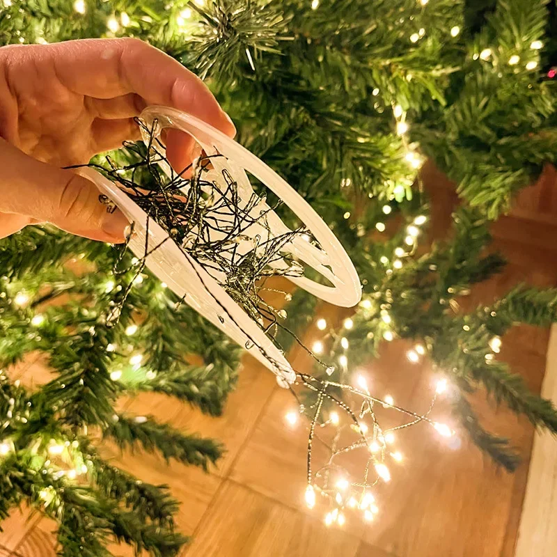 LED Firecracker String Lights Remote Control Halloween Garland EU/US DC Power Fairy Light for Wedding Party Christmas Decoration