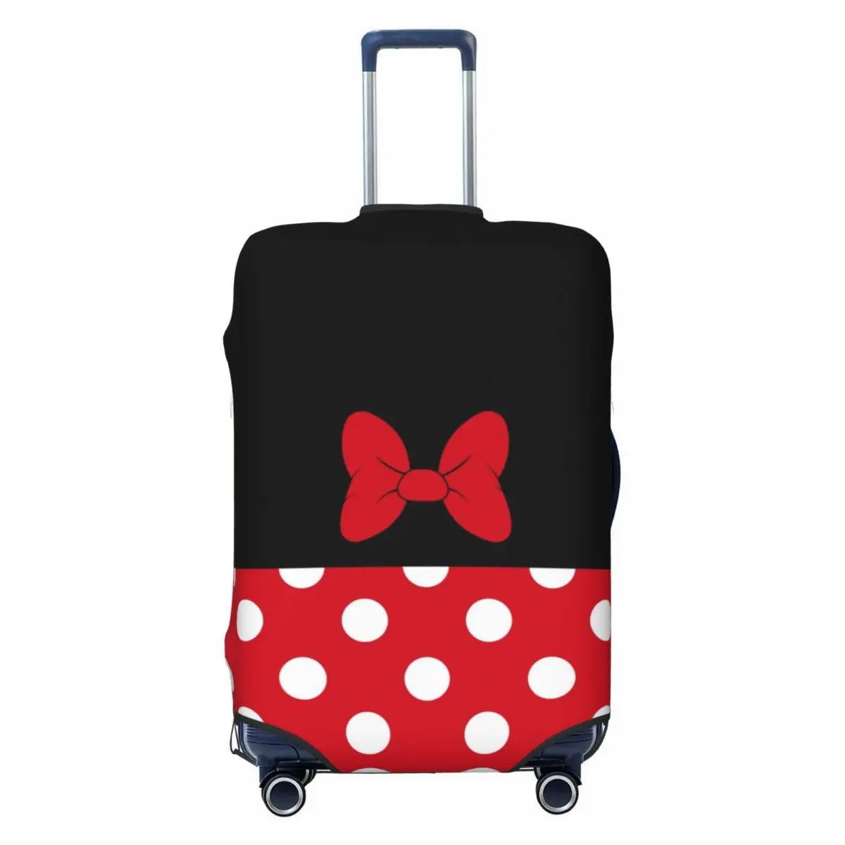 

Custom Cartoon M-Mickeyes Luggage Cover Protector Fashion Animated Polkadots Travel Suitcase Covers for 18-32 Inch