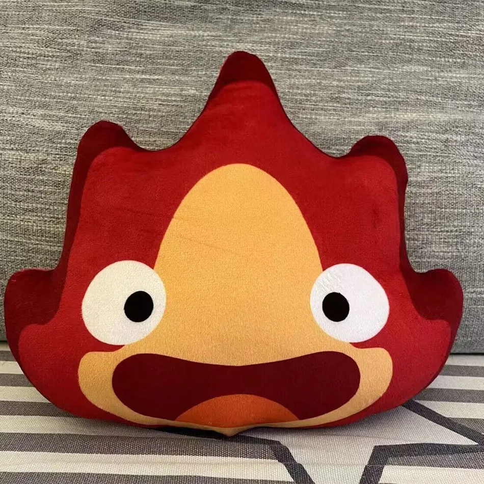 Cute Cartoon Calcifer Fire Plush Children's Christmas Gift 24CM view 2