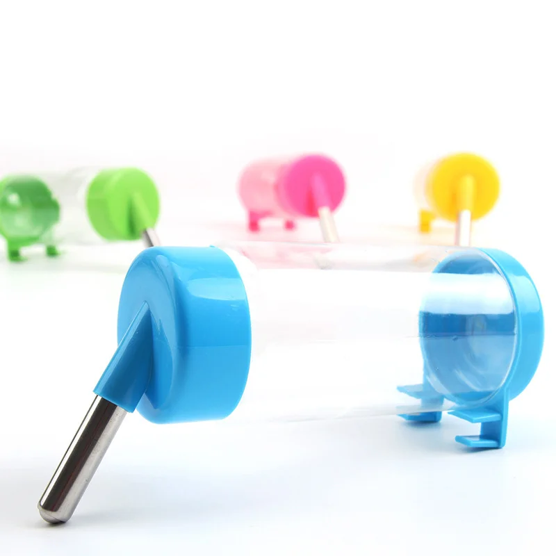 

400Ml Hanging Pet Water Bottle Dispenser for Medium Small Animals Dog Cat Rabbit No Spill Easy Install View Blue