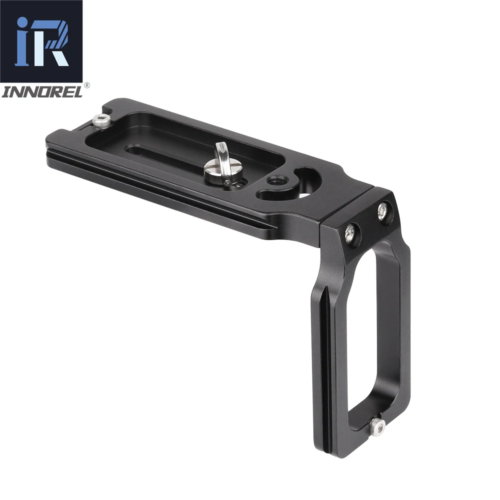INNOREL LP-110A Placa de liberación rápida profesional tipo L mango de soporte Vertical de carga rápida especialmente para el estándar Arca-Swiss