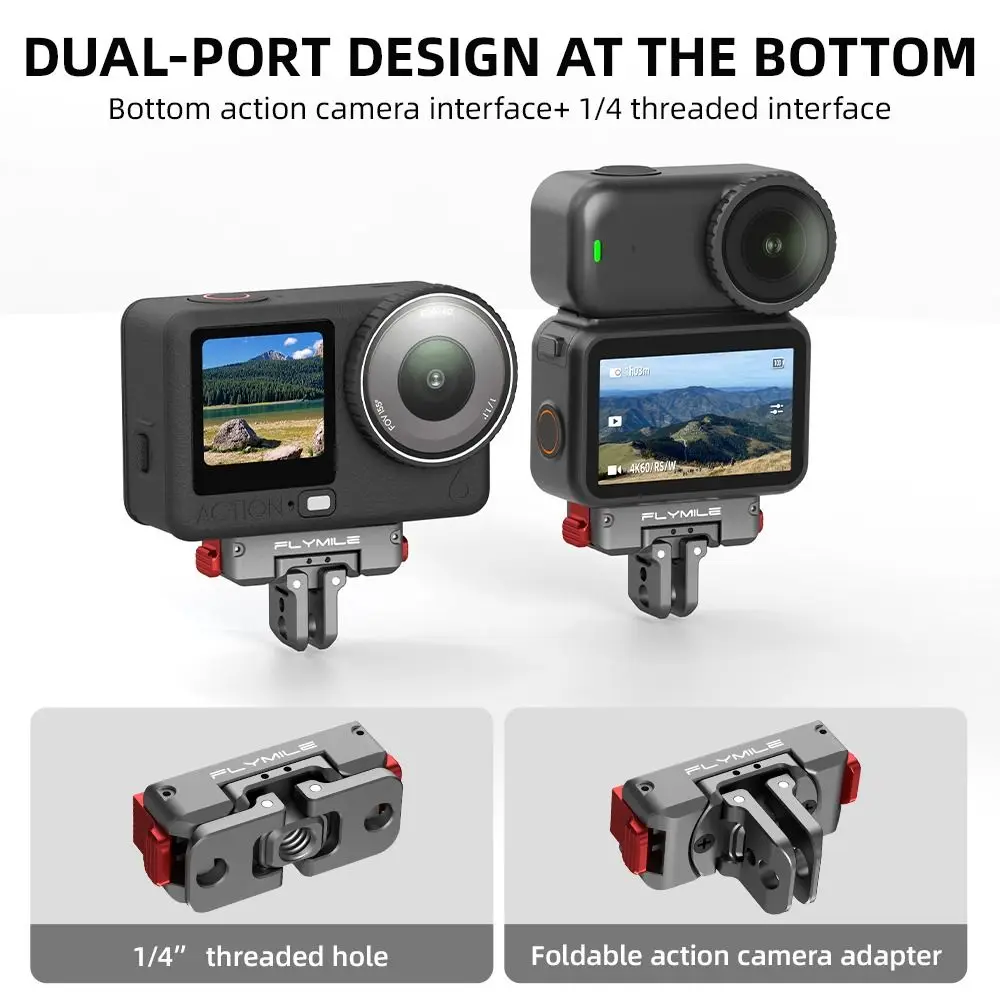 Rotatable Magnetic Mount Base Quick Release Aluminum Alloy M