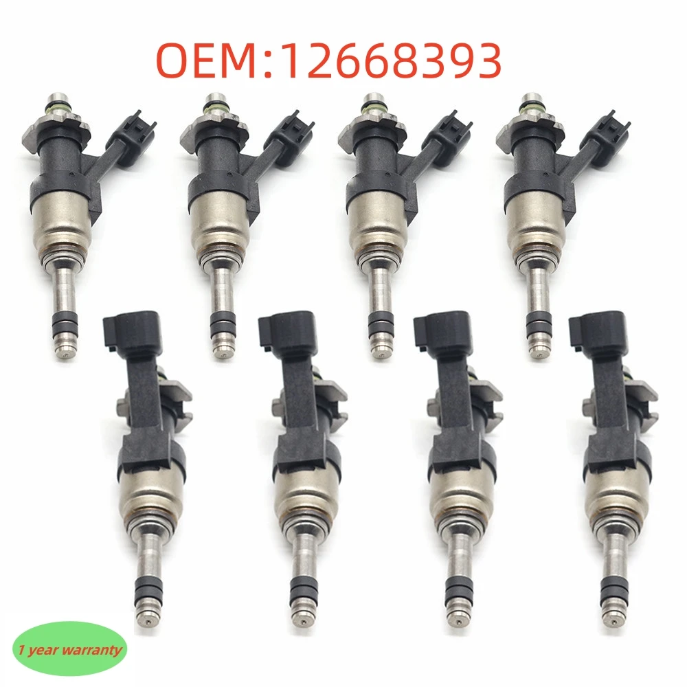 

8pc 12668393 Fuel Injectors Nozzle For Chevy Camaro Corvette Tahoe Silverado Suburban 1500 GMC Sierra Yukon XL 6.2L V8 2014-2020