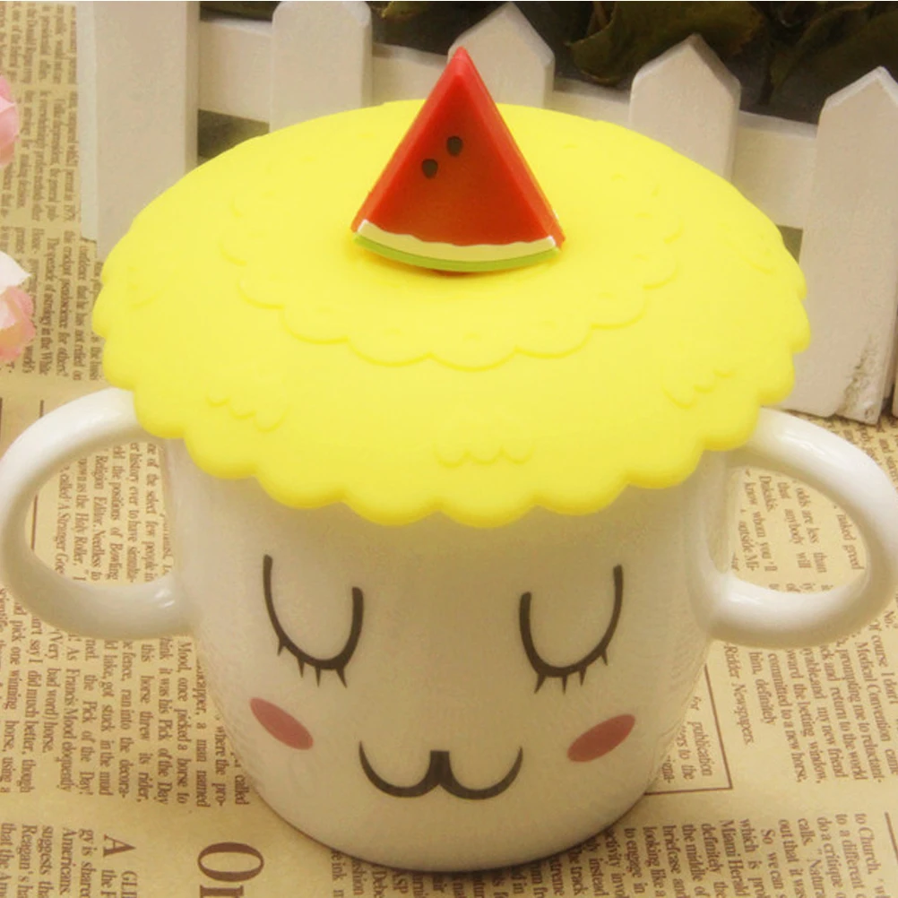 

Dust-proof Silicone Cup Lid Leakproof Cover Reusable Suction Seal for Dustproof