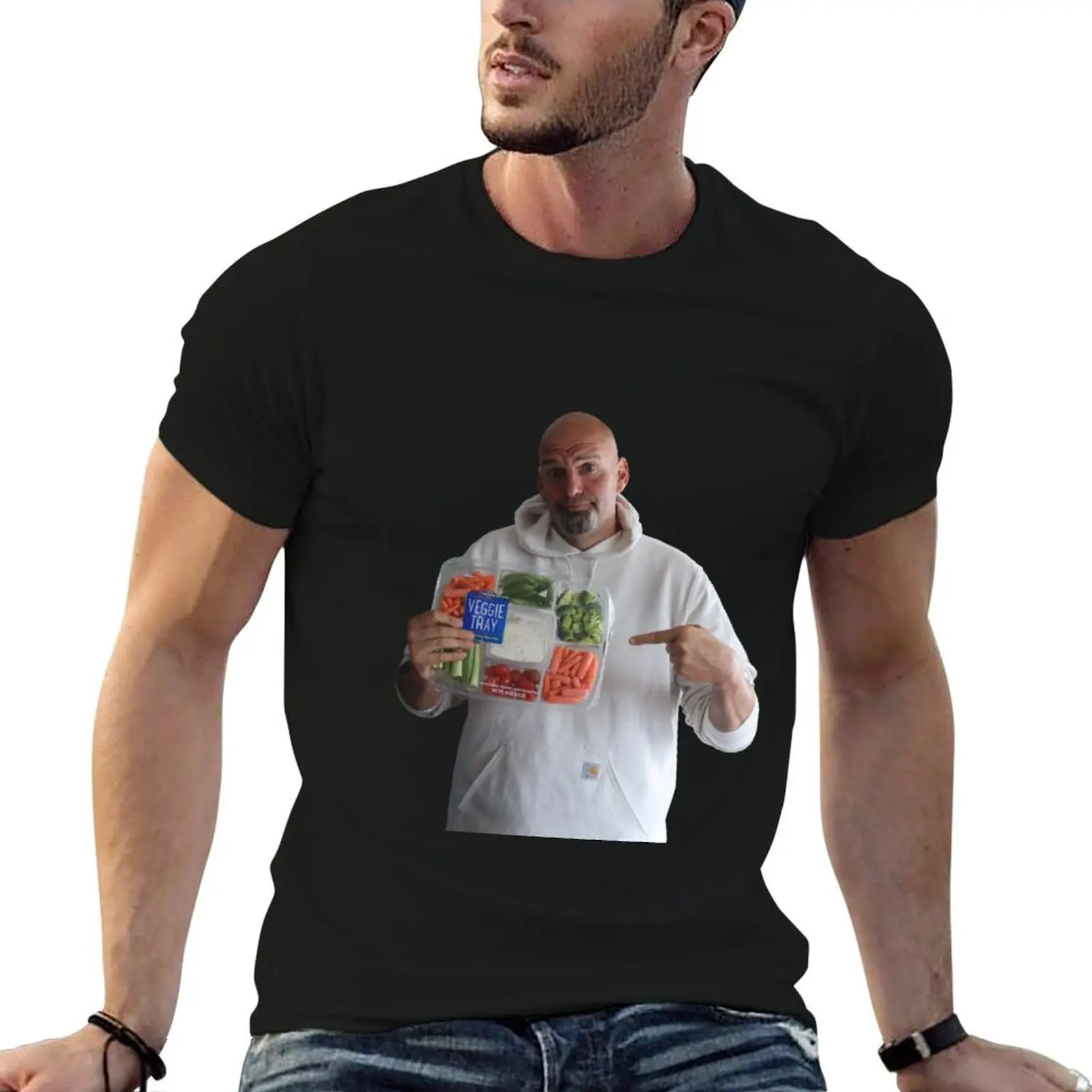 Fetterman Crudite Veggie Tray T-Shirt man t shirt sweat t shirts for men