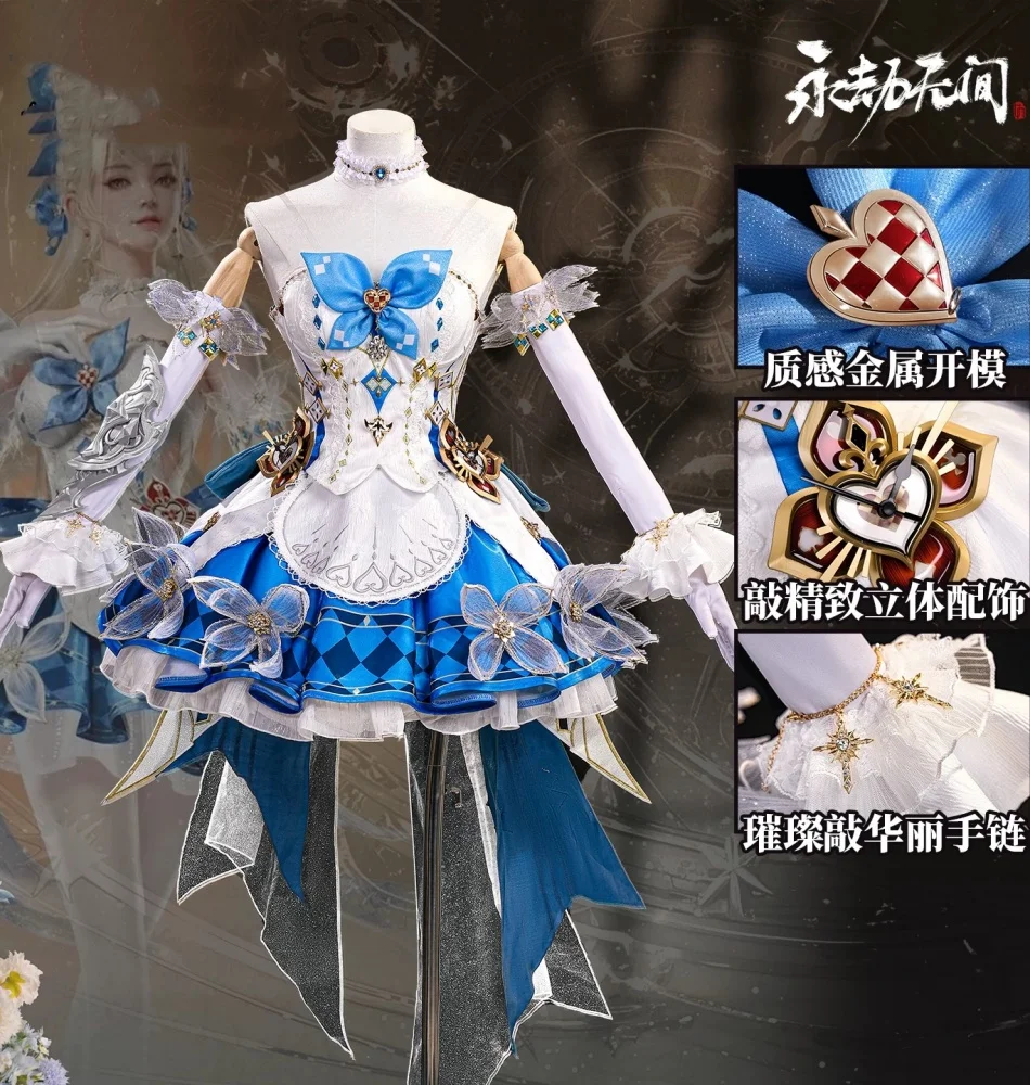 

COWOWO Naraka: Bladepoint Tessa Cosplay Costume Cos Game Anime Party Uniform Hallowen Play Role Clothes Clothing