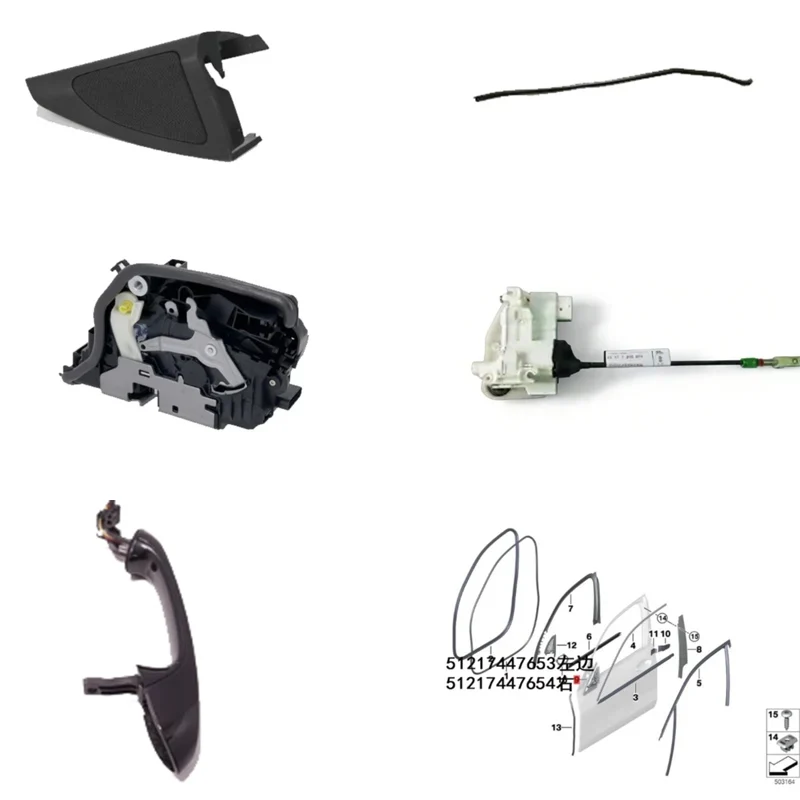 

Vehicle body fixed bracket base 51217447653 left 51217447654 right 51339460499 left 51339460500 right 51769465616 ri