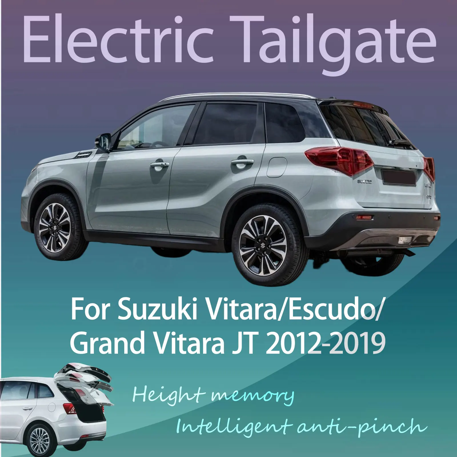 

Для Suzuki Vitara/Escudo/Grand Vitara JT 2012-19: Электрический модифицированный умный автоматический подъемник задней двери с управлением по ключу