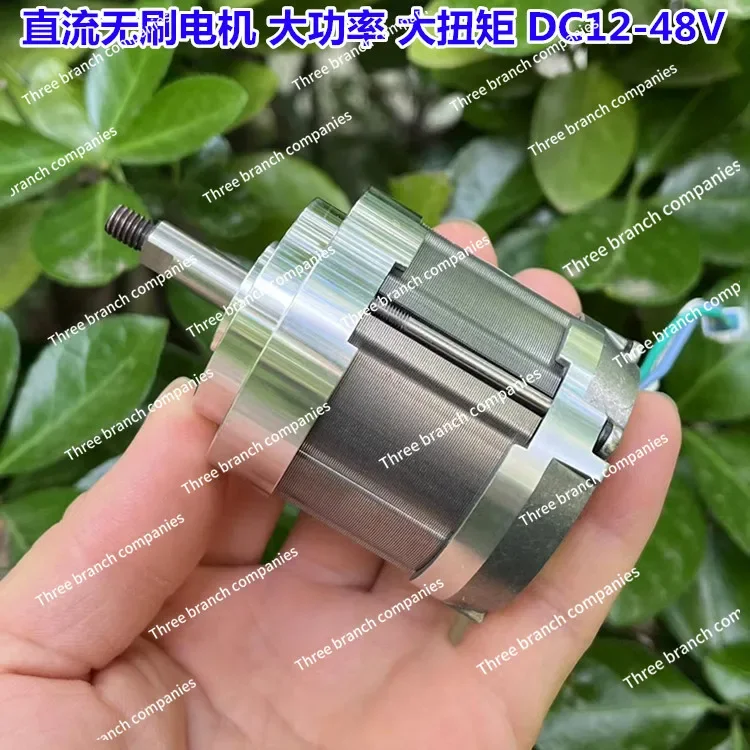 High Power DC Brushless Motor 12V24V36V48v50-500W High Torque Brushless Mechanical Power Motor