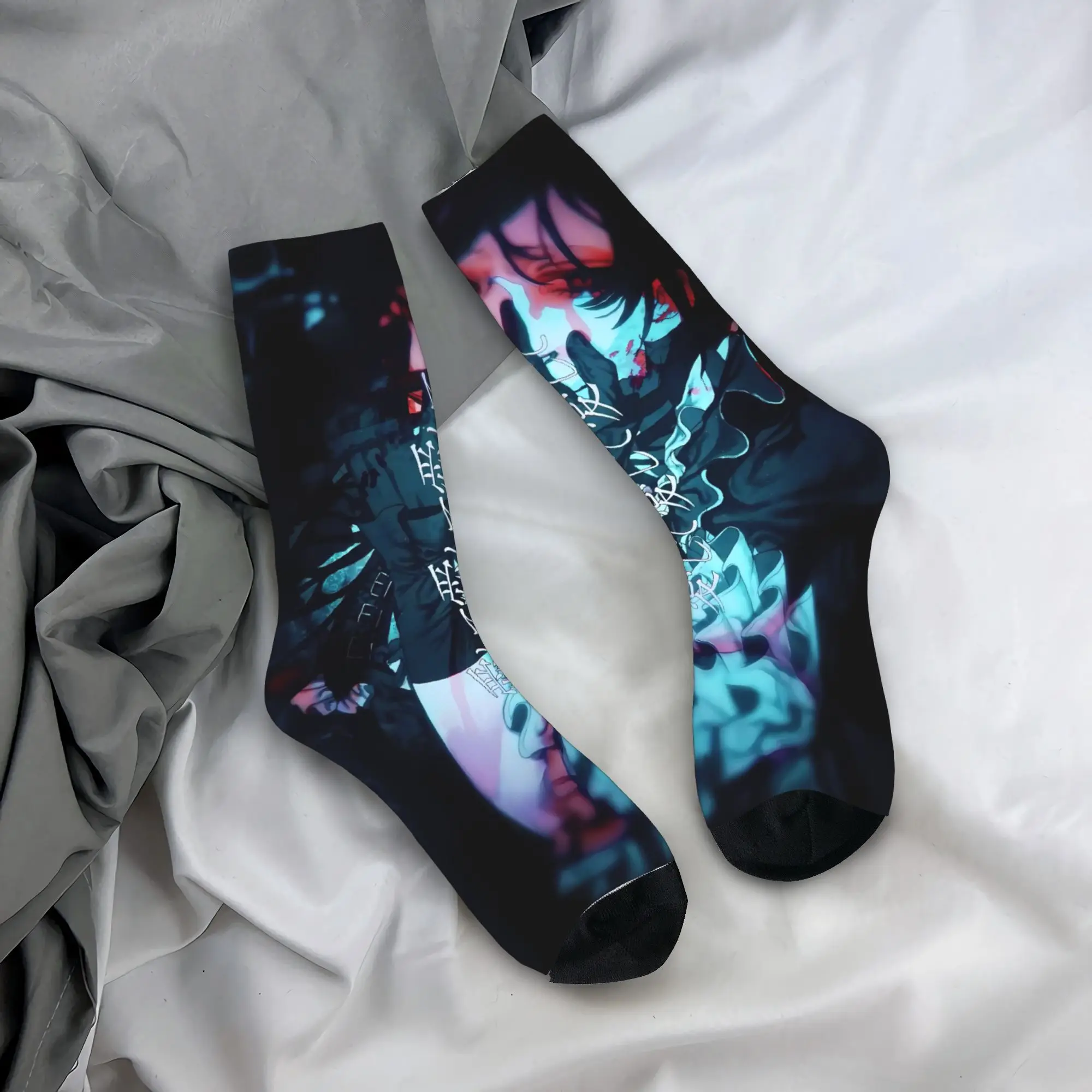 

Ado WORLD TOUR 2025 Hibana Socks Pattern Stockings Anti Bacterial Women Men Socks Medium Soft Winter Funny Skateboard Socks
